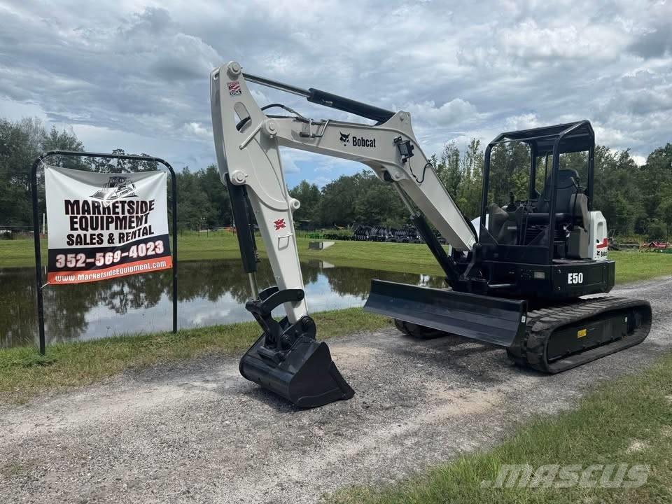 Bobcat E 50 Mini ekskavatoriai < 7 t