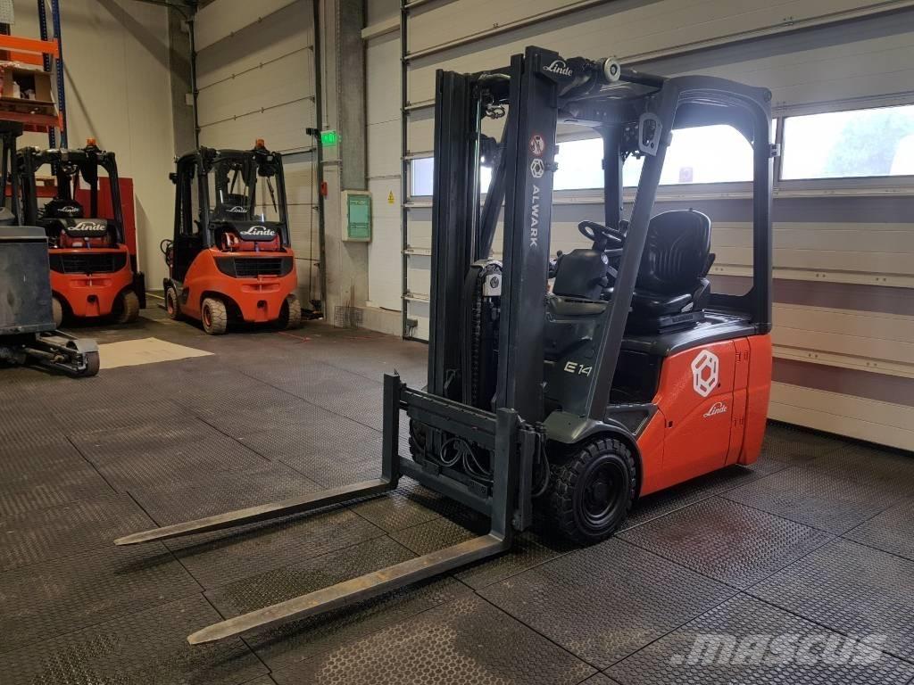Linde E14 Elektriniai šakiniai krautuvai