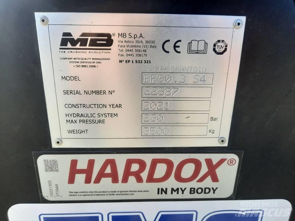 MB Crusher BF 90.3 Smulkinimo kaušai