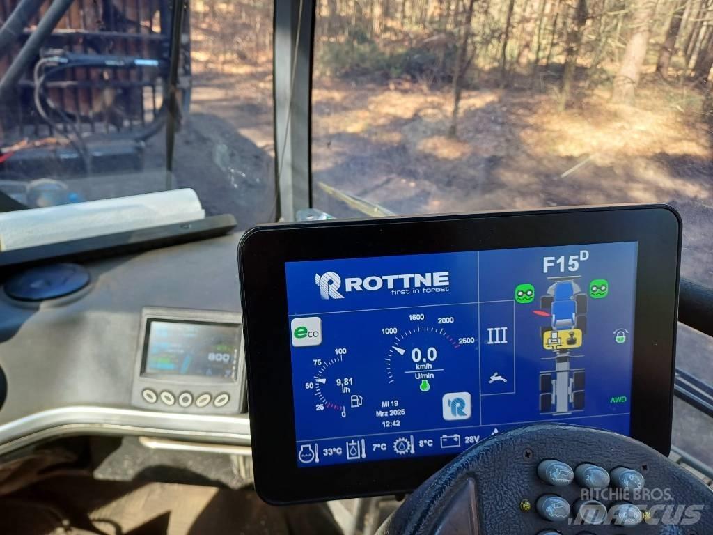 Rottne F15 Naudoti miškovežiai (Forvarderiai)