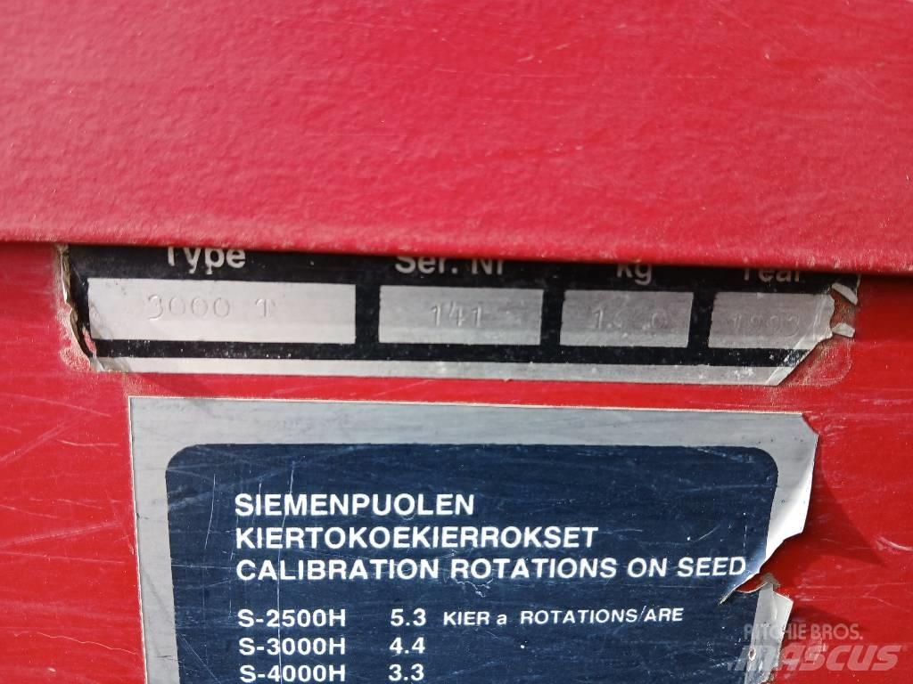 Junkkari 3000 T Sėjamieji kombainai