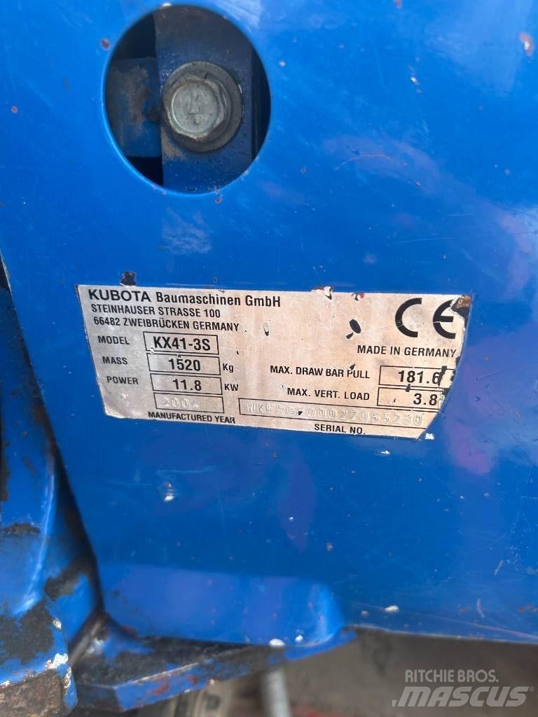 Kubota KX 41-3 S Mini ekskavatoriai < 7 t
