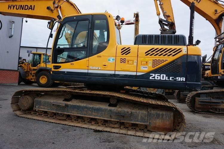 Hyundai R260LC-9A Vikšriniai ekskavatoriai