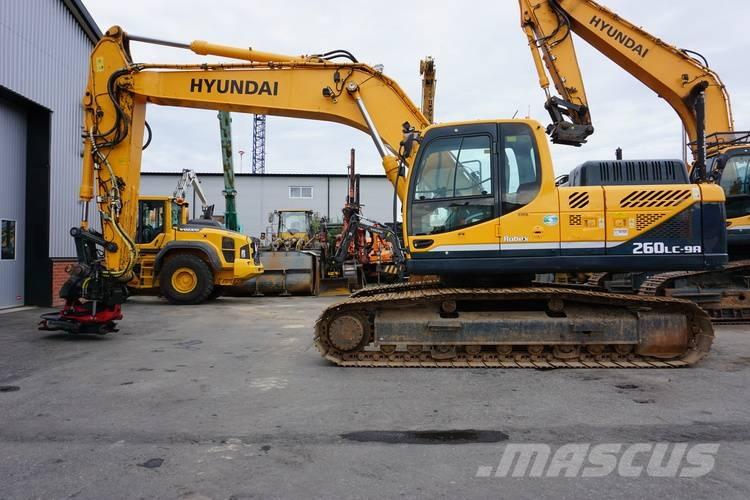 Hyundai R260LC-9A Vikšriniai ekskavatoriai