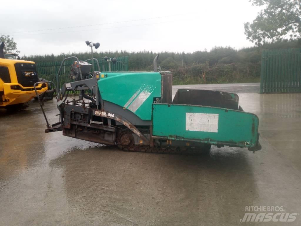Vögele S800 Asfalto klotuvai