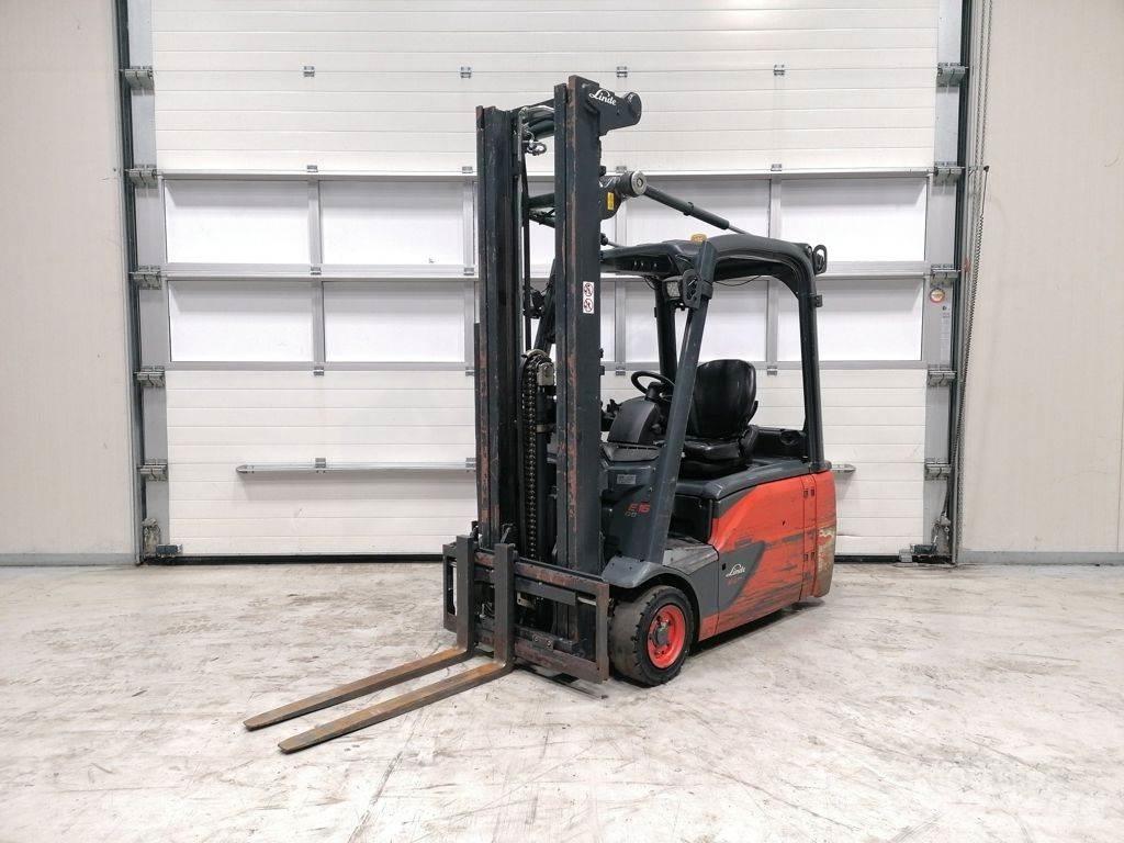 Linde E16L-02 Elektriniai šakiniai krautuvai