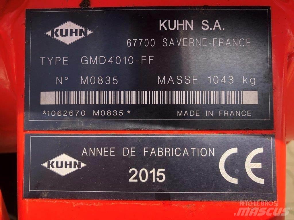 Kuhn GMD 4010-FF Formuojančios žoliapjovės