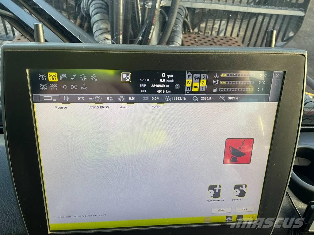 Ponsse Wisent 8W Naudoti miškovežiai (Forvarderiai)