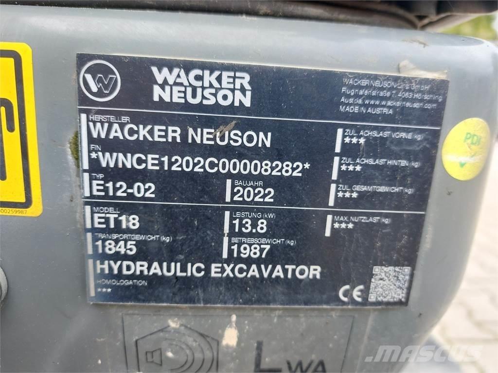 Wacker Neuson ET18 Vikšriniai ekskavatoriai
