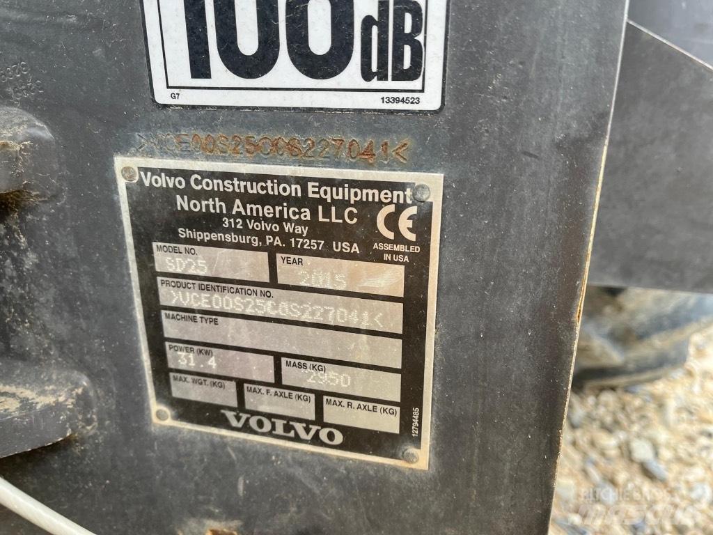 Volvo SD 25 Porinių būgnų volai