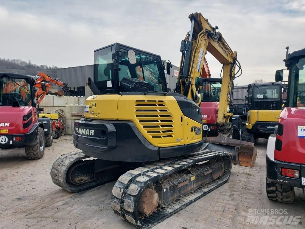 Yanmar SV 100 Vidutinės galios ekskavatoriai 7-12 t