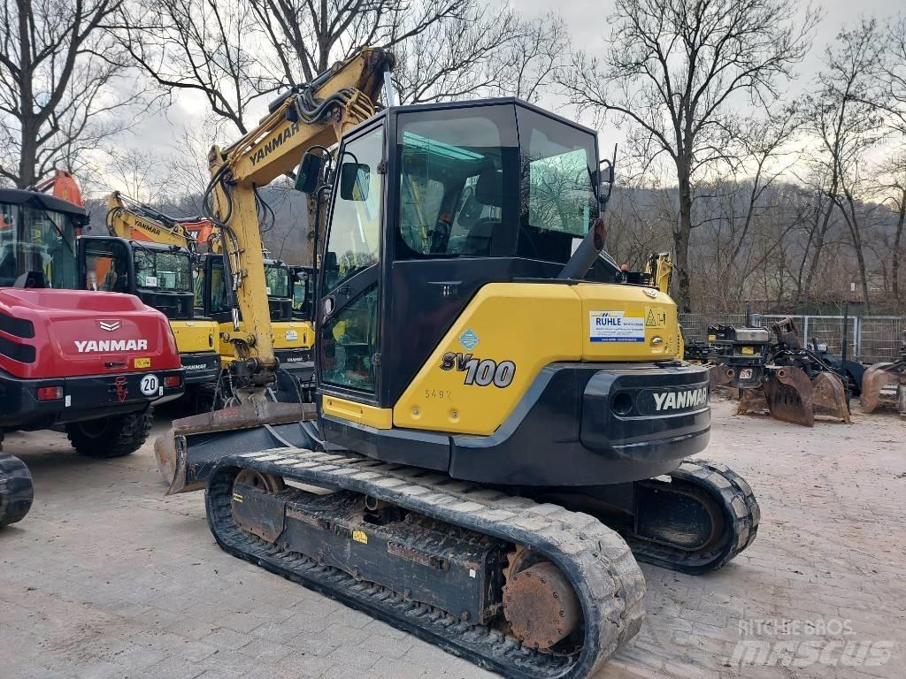 Yanmar SV 100 Vidutinės galios ekskavatoriai 7-12 t