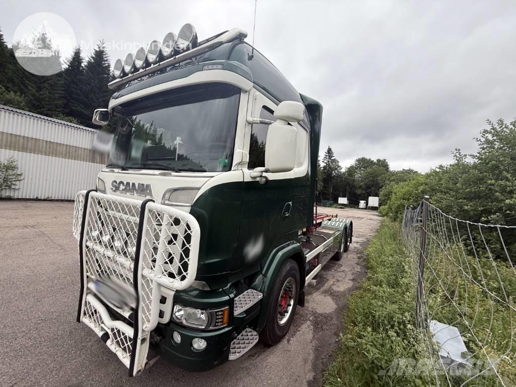 Scania R 520 LB Sunkvežimiai su keliamuoju kabliu