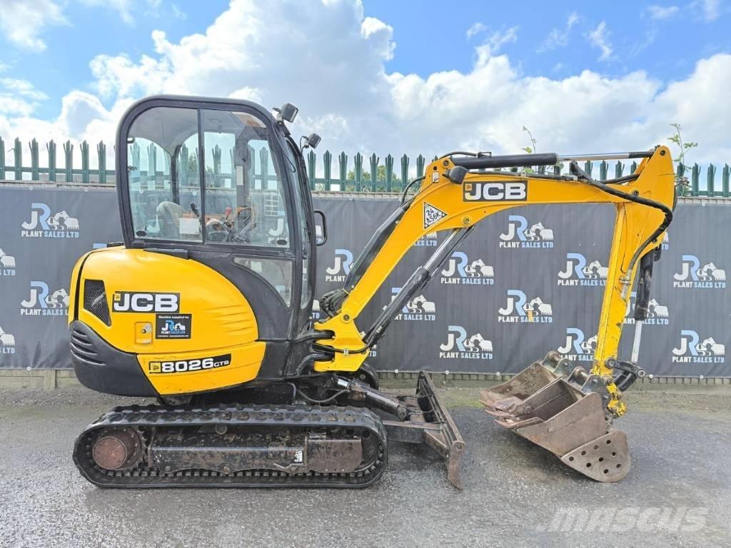 JCB 8026 CTS Mini ekskavatoriai < 7 t