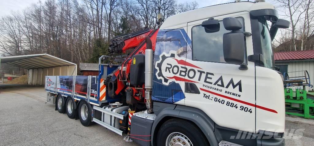 Scania G 490 Automobiliniai kranai