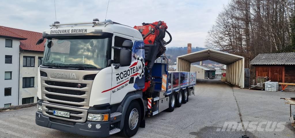 Scania G 490 Automobiliniai kranai