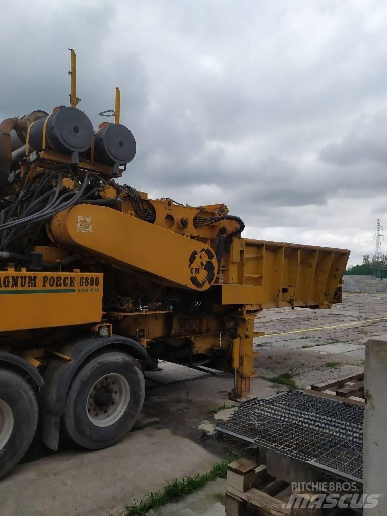 CBI 6800 T Medienos smulkintuvai