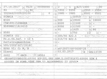 Scania R 580 Naudoti vilkikai