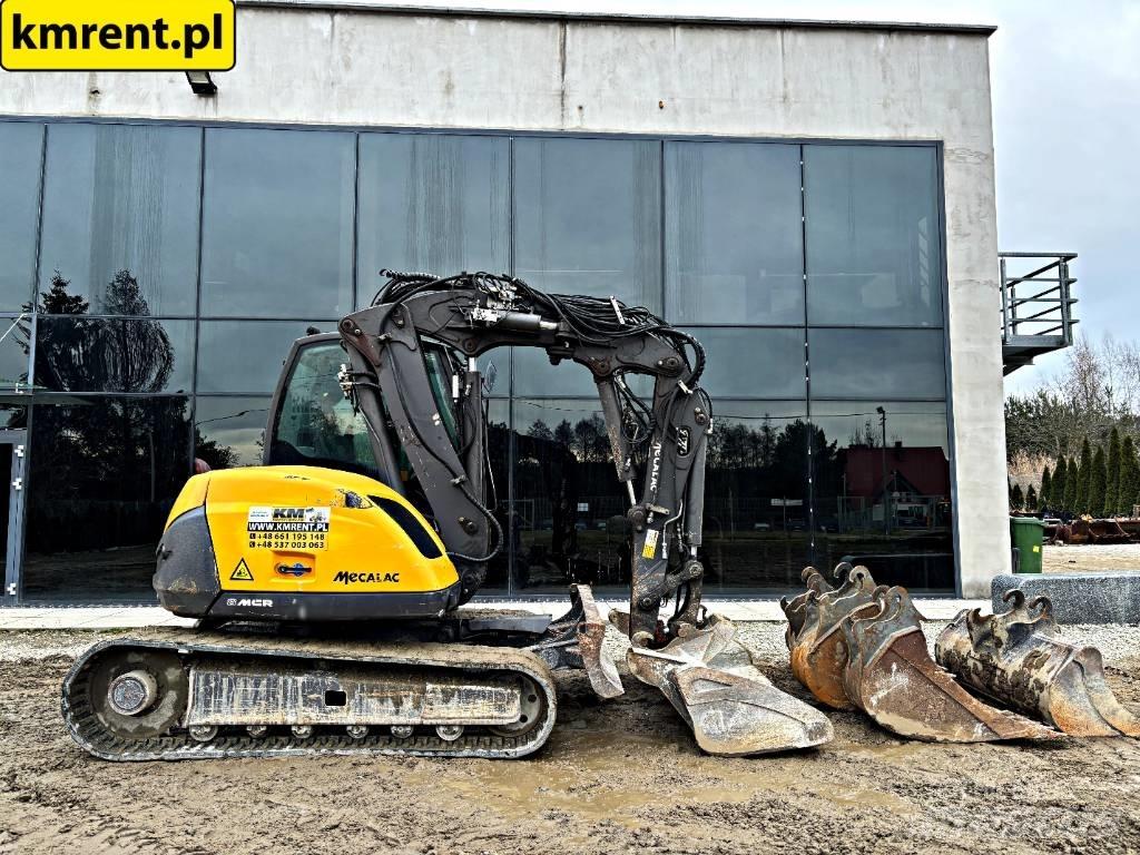Mecalac 8 M CR Vidutinės galios ekskavatoriai 7-12 t