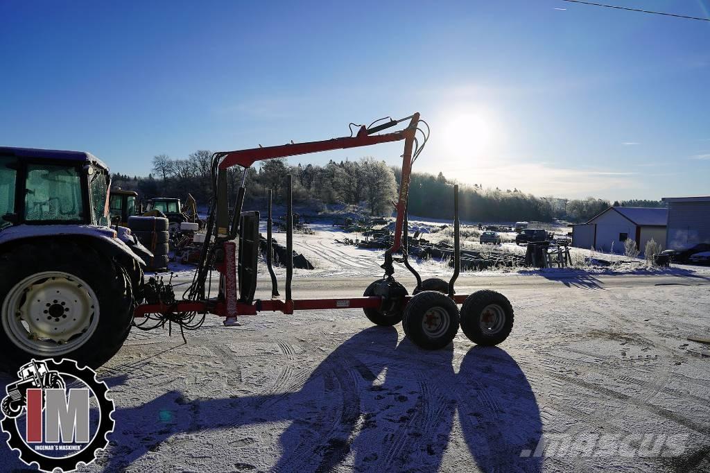 Patu 65/75 - Skogsvagn Miškovežių priekabos
