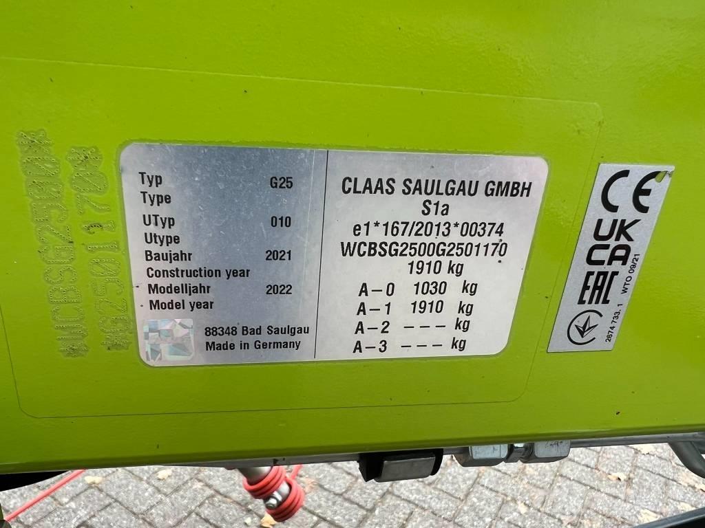 CLAAS Liner 2900 Pradalges formuojantys padargai