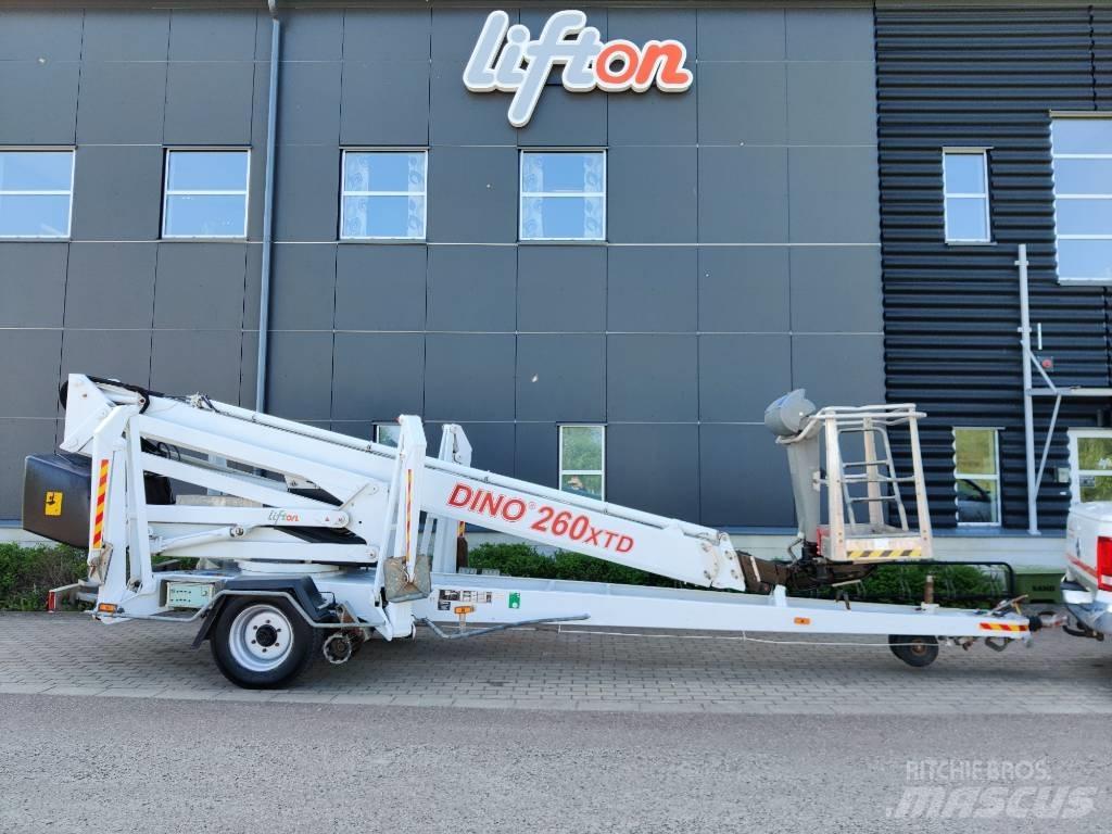 Dino 260 XTD Skylift Ant priekabų montuojamos kėlimo platformos