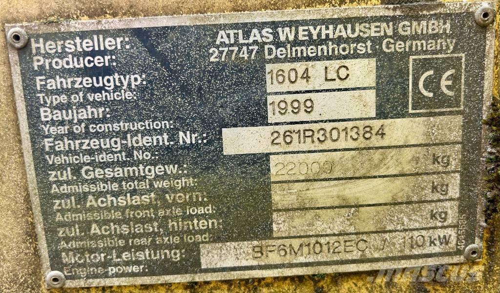 Atlas 1604 LC Vikšriniai ekskavatoriai