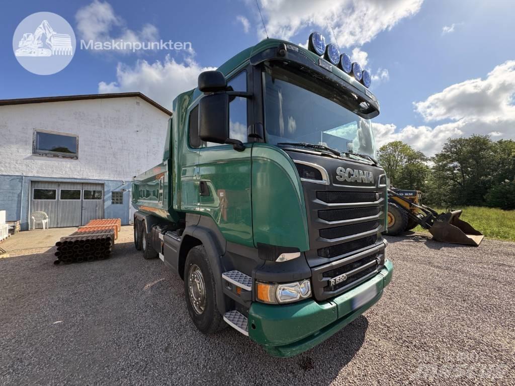 Scania R 520 LB Savivarčių priekabų vilkikai
