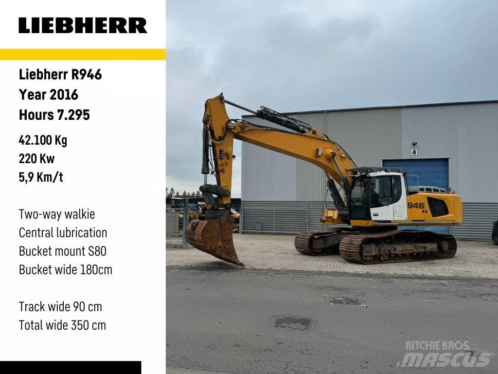Liebherr R946 Vikšriniai ekskavatoriai