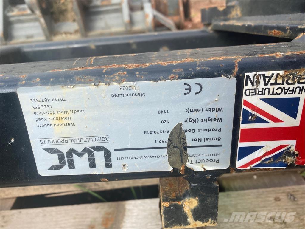  ADAPTOR PLATE Teleskopiniai krautuvai žemės ūkiui