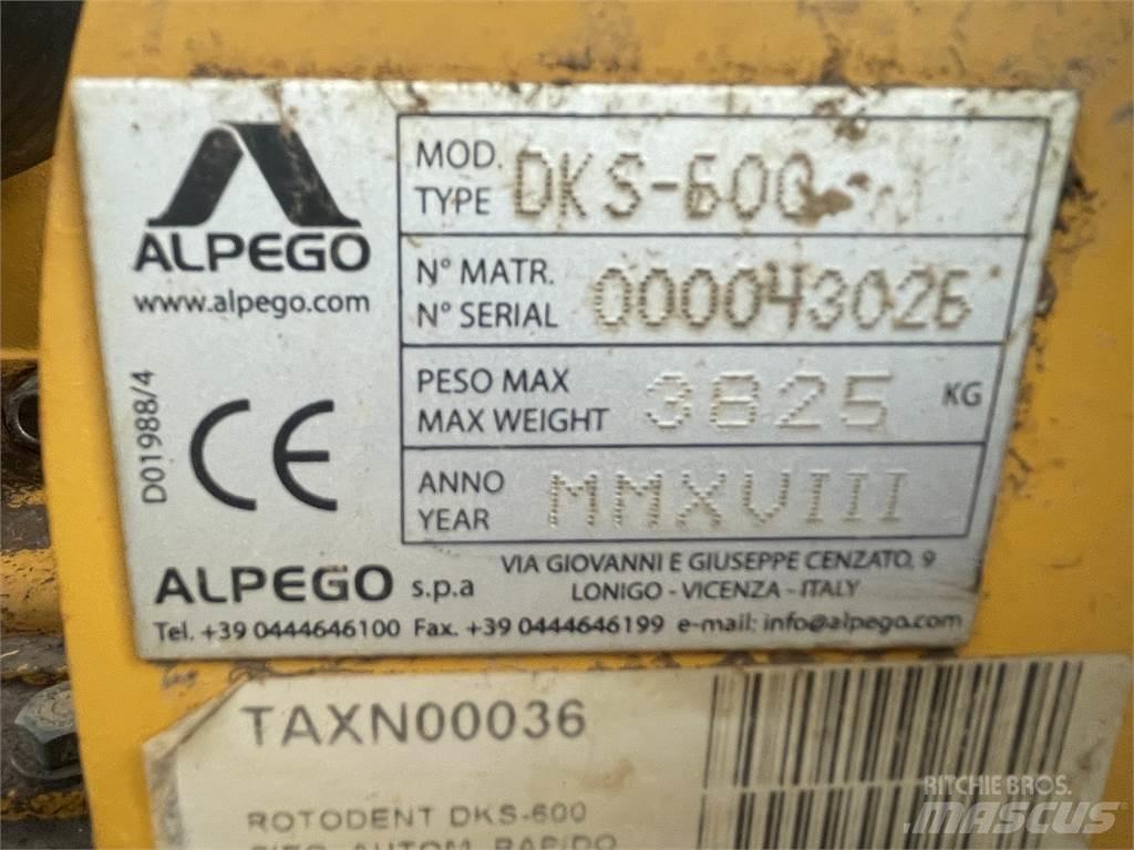 Alpego DKS-600 Varomosios akėčios ir žemės frezos