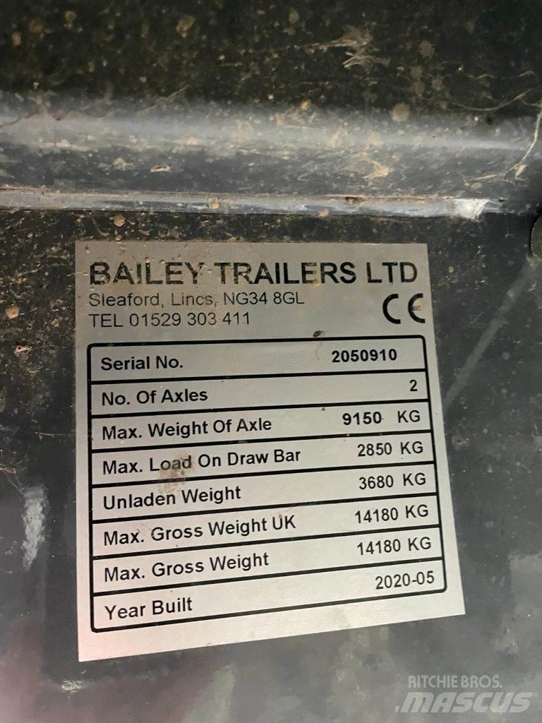 Bailey 10 TONNE Ryšulių priekabos