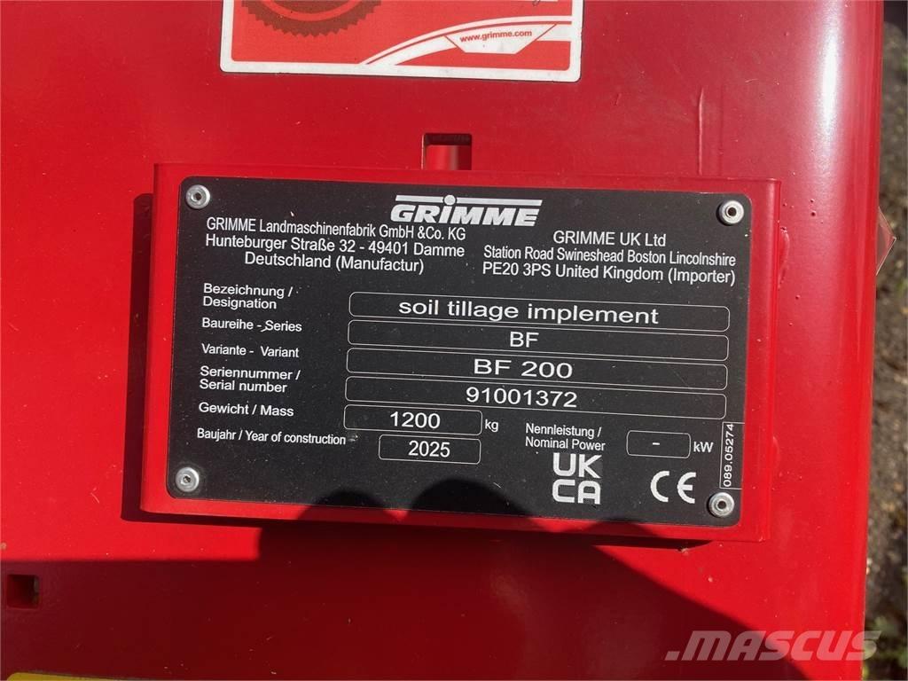 Grimme BF200 Žemės ūkis - Kita