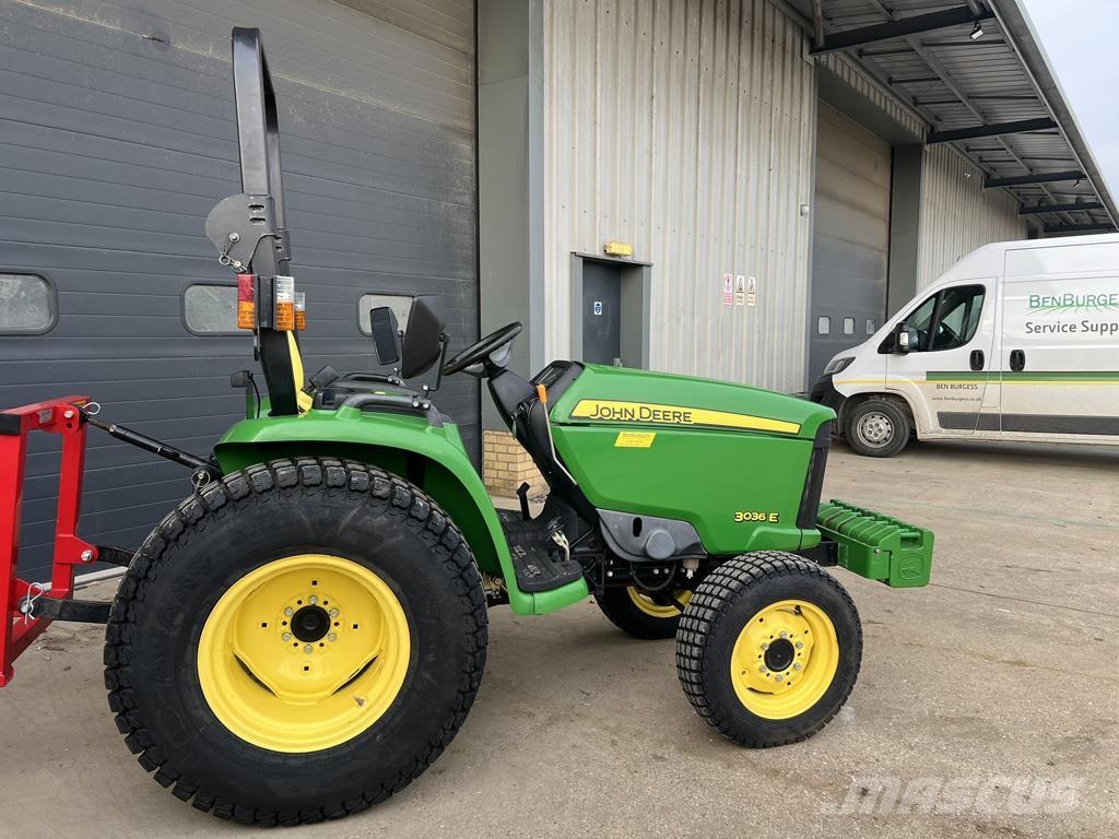 John Deere 3036E Naudoti kompaktiški traktoriai