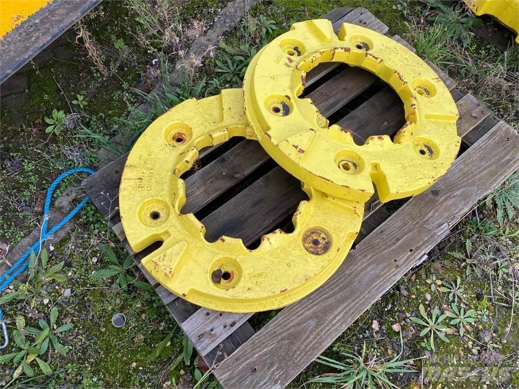 John Deere 600KG Padangos, ratai ir ratlankiai