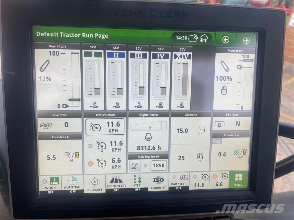 John Deere 6250R Traktoriai