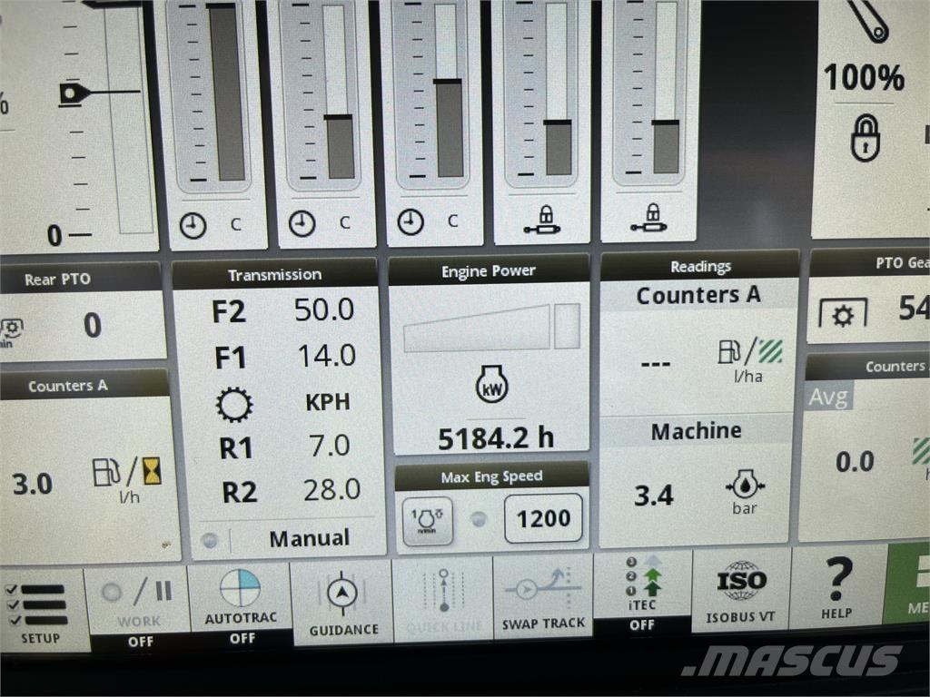John Deere 6R185 Traktoriai