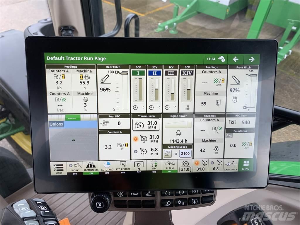 John Deere 6R185 Traktoriai