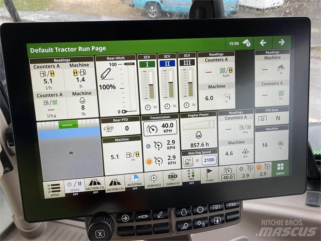 John Deere 6R185 Traktoriai