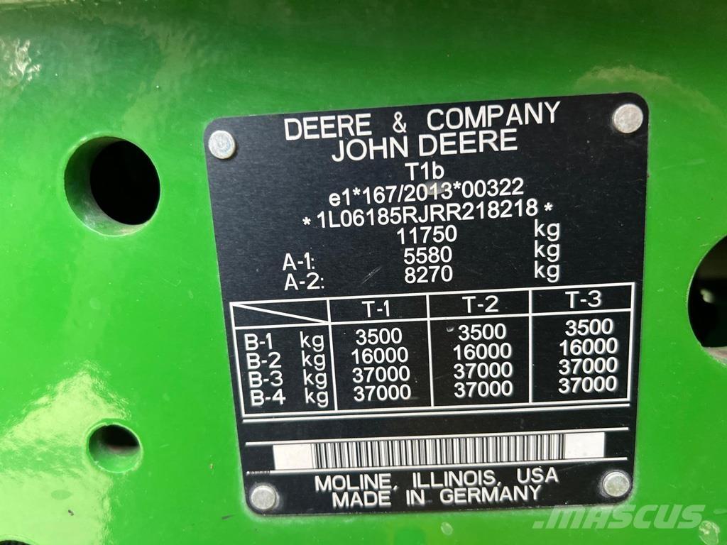 John Deere 6R185 Traktoriai