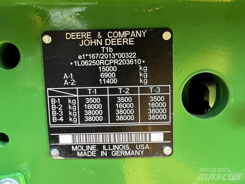 John Deere 6R250 Traktoriai