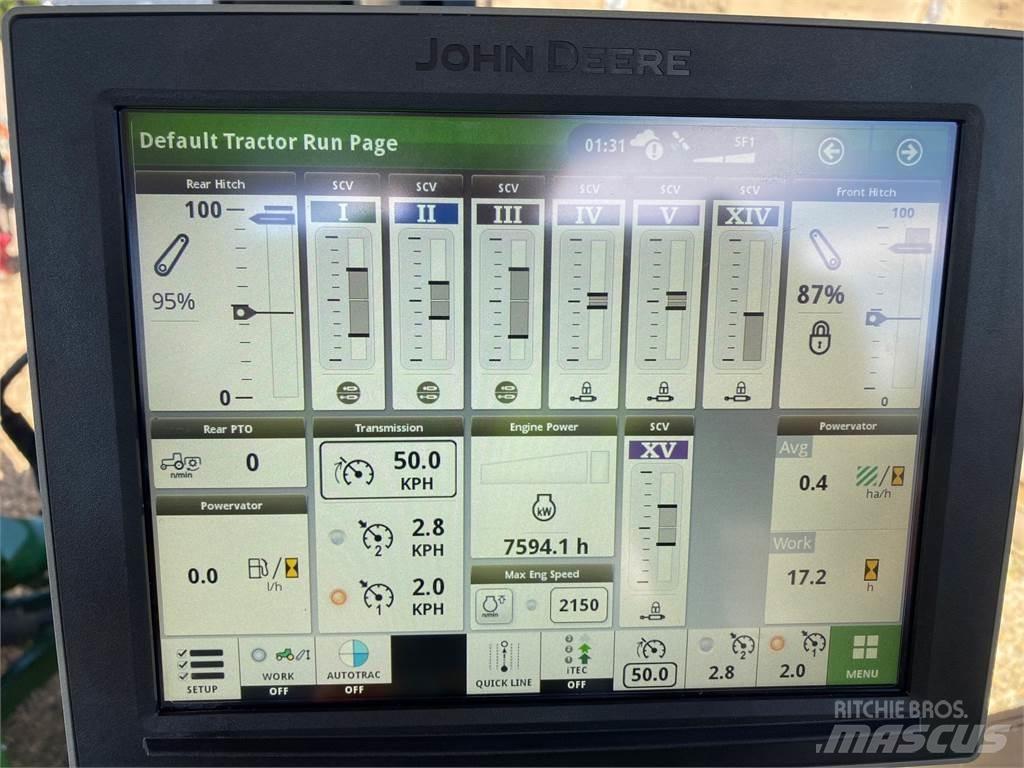 John Deere 8R370 Traktoriai