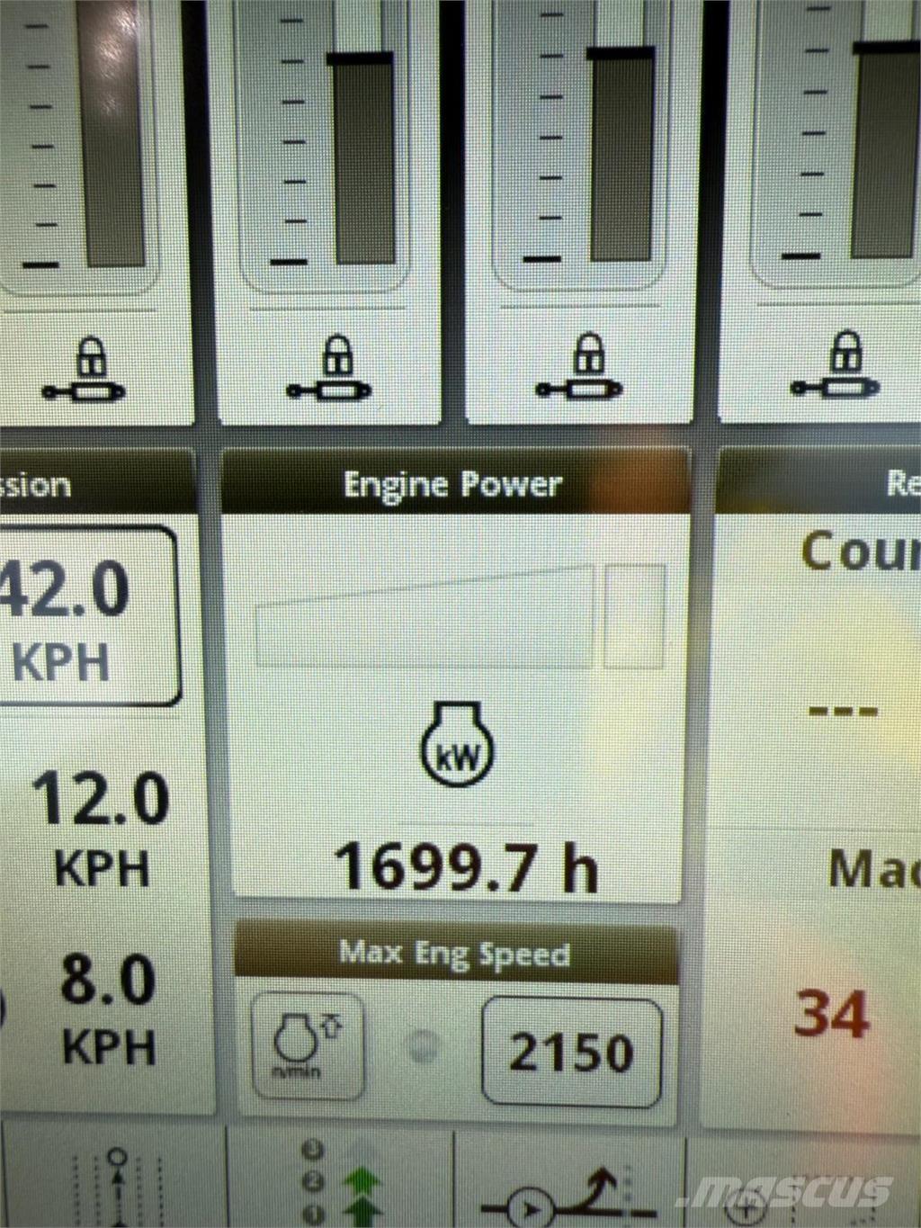 John Deere 8RX370 Traktoriai