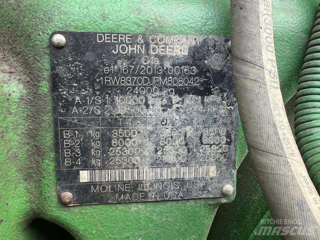 John Deere 8RX370 Traktoriai