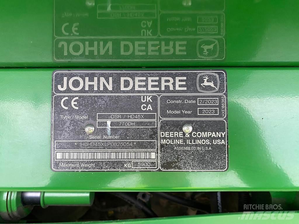 John Deere HD45X Derliaus nuėmimo kombainai