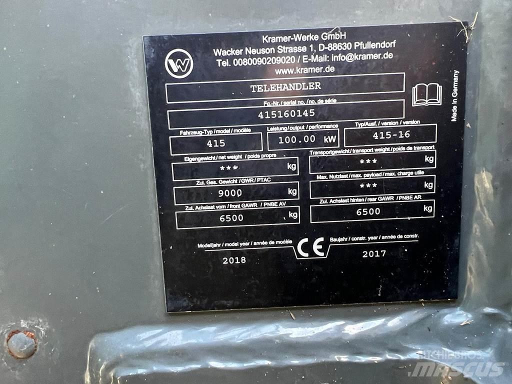 Kramer KT357 Teleskopiniai krautuvai žemės ūkiui