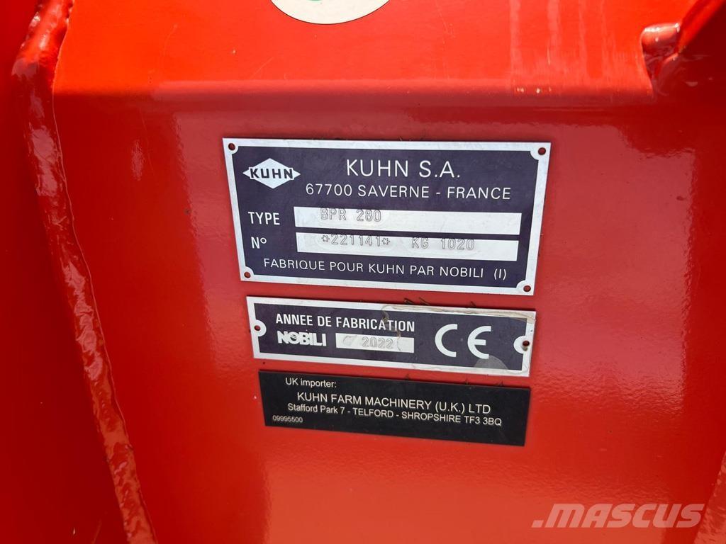 Kuhn BPR280 RH Ganyklų šienapjovės / rėžtuvės