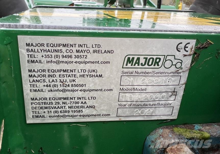Major TDR20000 Ganyklų šienapjovės / rėžtuvės