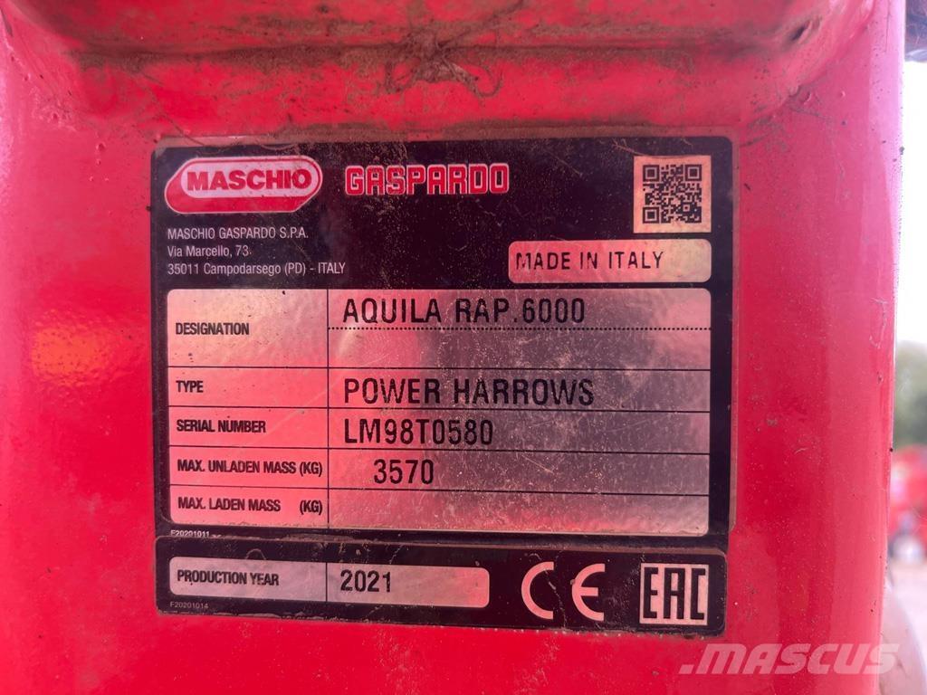 Maschio AQUILA 6M Varomosios akėčios ir žemės frezos