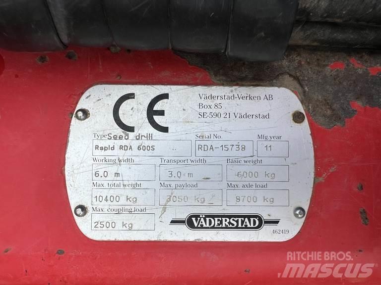 Väderstad RDA600S Sėjimo technika